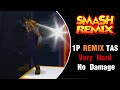 Smash Remix TAS Cloud Remix Mode Very Hard No Damage