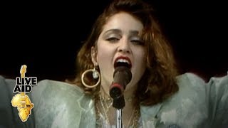 Video thumbnail of "Madonna - Holiday (Live Aid 1985)"
