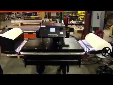 Manual roll to roll lanyard printing machine