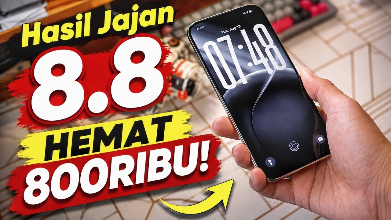 Hasil Jajan 8.8 - Akhirnya Dapat HP Ini Hemat 800 Ribuan!
