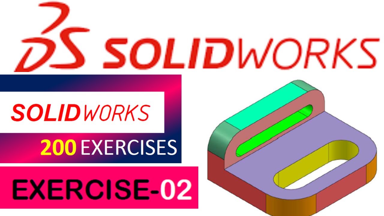 ❌PIEZA 2 PRACTICA PARA PRINCIPIANTES [200 EJERCICIOS SOLIDWORKS] ❌