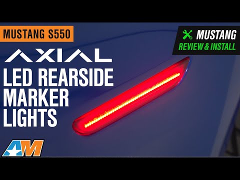 2015-2020 Mustang Axial LED Rear Side Marker Lights; Red Review & Install
