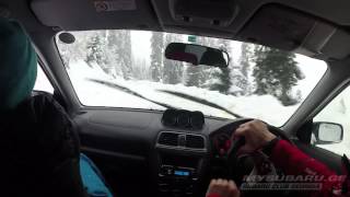preview picture of video 'Subaru drift in Mestia ski resort 2015 | HD 1080p | Mestia Travel'