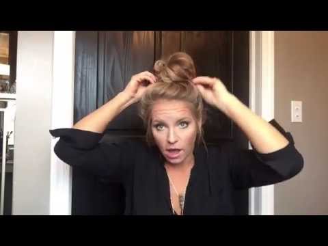 Easy everyday top knot tutorial