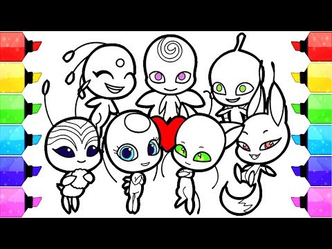 Miraculous Ladybug Coloring Pages Season 2 Kwami How To Draw And Col
