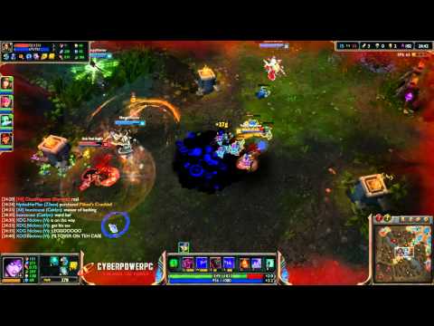 Morgana Game (Mid Vs Nidalee) 1/5/2014