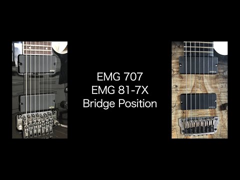 EMG 707/81-7X Comparison (Bridge Position)