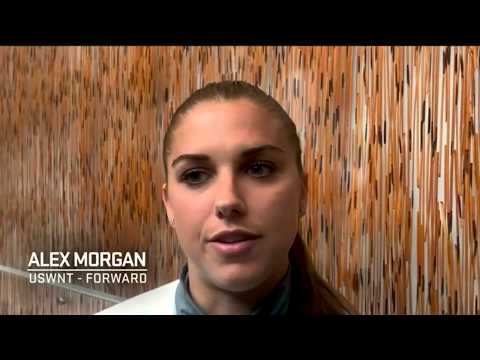 USWNT/OLF - Alex Morgan EXCLUSIVE: "Sweden's Hard to Beat" (EXTENDED Halftime Interview) - 6-8-17