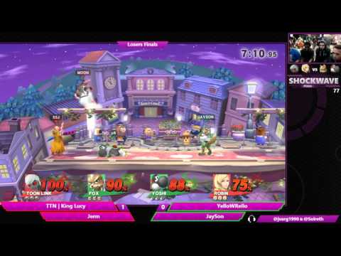 SW Plano 77 - Jerm + King Lucy vs JaySon + YellowRello - Losers Finals Smash 4