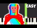 Roblox Steal A Brainrot Theme EASY Piano Tutorial