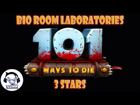 101 Ways to Die - Bio Zone Laboratories (ALL LEVELS 3 STARS) Walkthrough