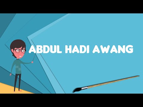 What is Abdul Hadi Awang?, Explain Abdul Hadi Awang, Define Abdul Hadi Awang