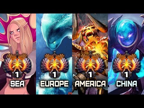 TOP-1 RANK of ALL REGIONS — best of the best in Dota