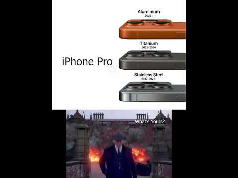 iPhone Pro Materials Evolution: Stainless Steel ➝ Titanium ➝ Aluminium