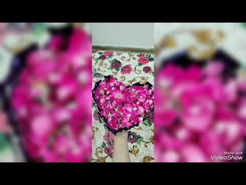 making chocolate flower bouquet box at home