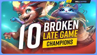 10 UNBEATABLE Champions Who NEVER LOSE Late Game - League of Legends Season 14
