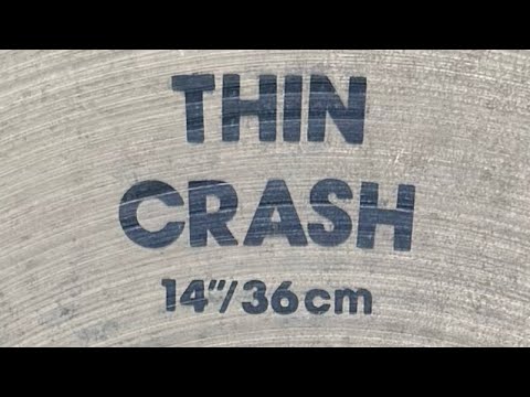 Zildjian Avedis 1970s Thin Stamp 14” Thin Crash Cymbal | Reverb