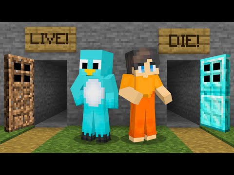 POOR vs RICH : Choose the RIGHT DOOR in Minecraft