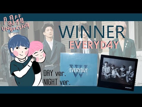 [開箱]WINNER(위너) 2nd album《EVERYD4Y》2版本(day ver. +night ver.)專輯開箱