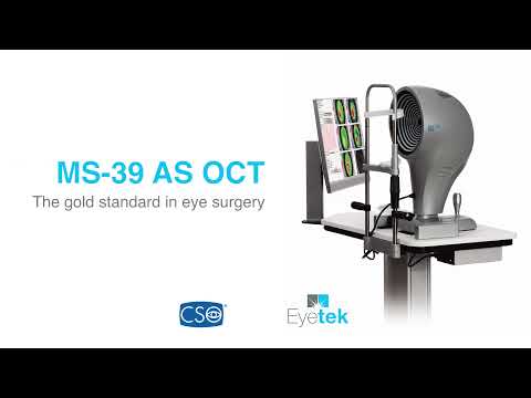 MS-39 AS OCT  |  Spectral Domain OCT & Placido Disk technology