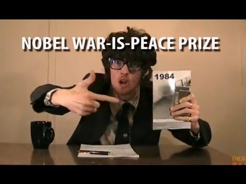 バラク・オバマ氏がノーベル戦争平和賞を受賞 [RAP NEWS 2] (Barack Obama wins the Nobel War-is-Peace Prize [RAP NEWS 2])