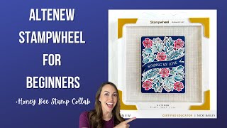 Altenew Stampwheel for Beginners: 3 Ways to Use Stamps and Stencils #crafts #cardmaking #papercrafts