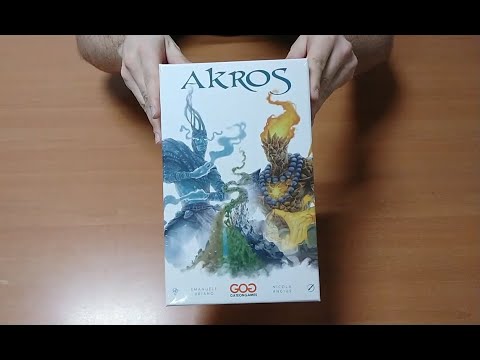 Unboxing Akros - Gioco da Tavolo (14# Unboxing Non Richiesto)