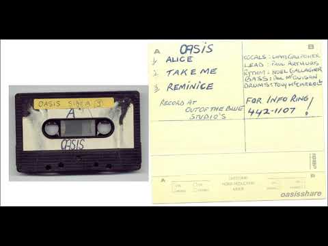 Oasis - First-Ever Demo Tape (pre-Noel!) - Out of the Blue Studios, Manchester, Autumn 1991