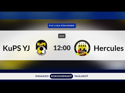 P14 Liiga Pohjoinen KuPS YJ - Hercules YJ 13.6.2021
