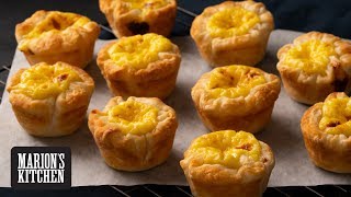 Chinese Egg Tarts with very flaky puff pastry!  - Marion&#39;s Kitchen