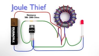 Joule Thief -- Comment fabriquer un Joule thief -- Convertisseur Boost