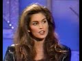 Cindy Crawford Cindy Gets Married To Richard Gere Arsenio Hall 1992