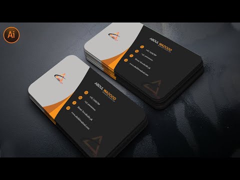 How to Design Business Card in Adobe Illustrator CC