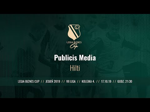 Skrót spotkania Publicis Media - Hilti ( Legia Biznes Cup Jesień 2019 )