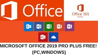 Microsoft Office 2019 Pro Plus 365 FREE! (PC, WINDOWS) Permanently activated