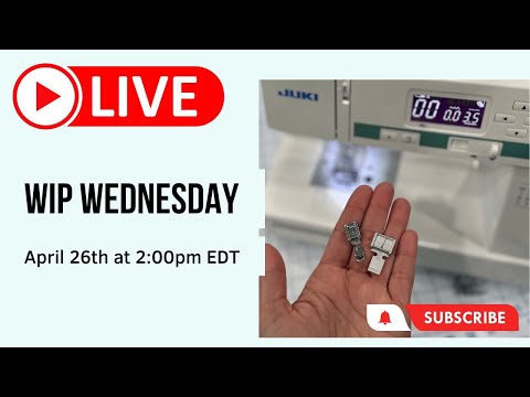 WIP Wednesday #89: Zipper foot tips, fusible interfacing uses & more!