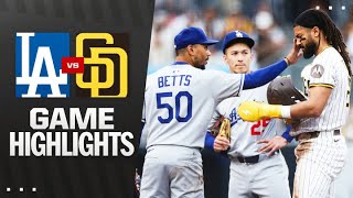 Dodgers vs. Padres Game Highlights (6/10/25) | MLB Highlights