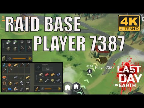 Last Day on Earth  Survival Raid Base Player 7387 4K Ultra HD