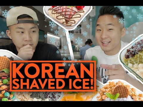 KOREAN SHAVED SNOW DESSERT (Patbingsu/Shaved Ice) - Fung Bros Food