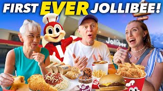 British Parents Try Jollibee For FIRST TIME in The Philippines!