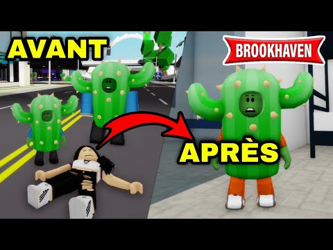 CACTUS POLICIER SE FAIT ENFERMER EN PRISON ! BROOKHAVEN RP - ROBLOX