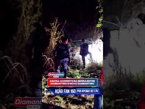 ACIDENTE NA SERRA ENTRE DIAMANTINO E NOVO DIAMANTINO