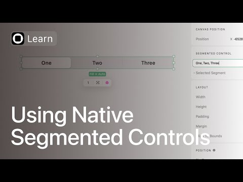 Using Segmented Controls in Play