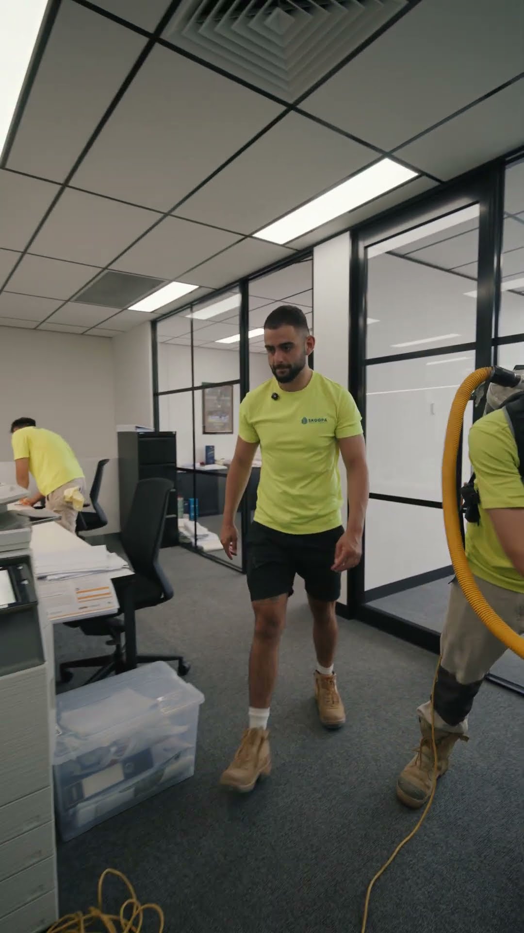 Watch the Team Hard at Work