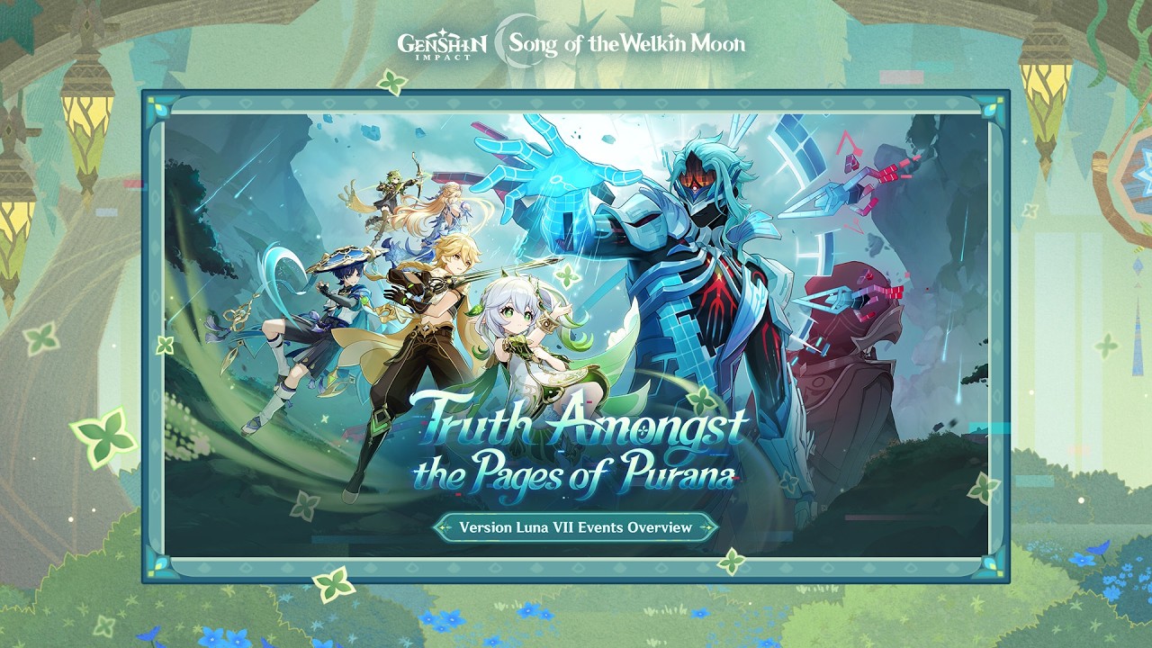 Version "Luna VII": "Truth Amongst the Pages of Purana" Events Overview | Genshin Impact