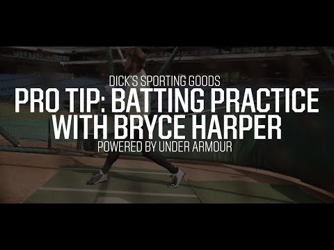 Baseball Pro Tips: Batting Practice with Bryce Harper