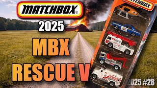 2025 Matchbox 5-Pack MBX RESCUE V - What's Inside?