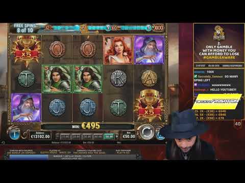 The Sword and The Grail top 5 Big Wins  Record  on slot (Best Of Casino)