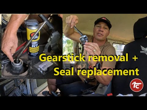 Toyota Gearstick removal and seal replacement - H55F