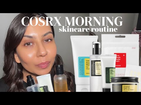 COSRX REALISTIC MORNING SKINCARE ROUTINE | BEST OF KOREAN SKINCARE PRODUCTS